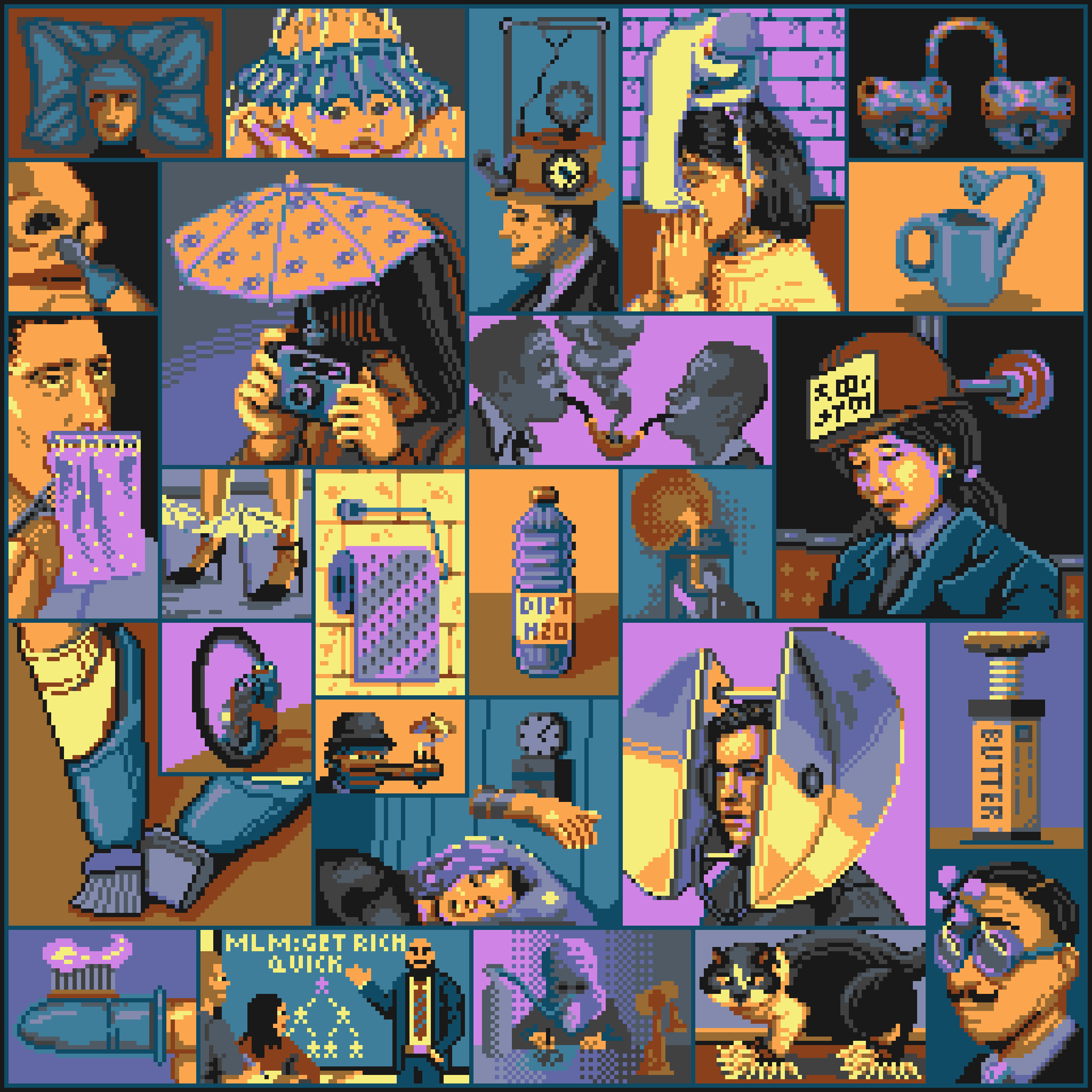 BasePaint Day #802: Bizarre Inventions