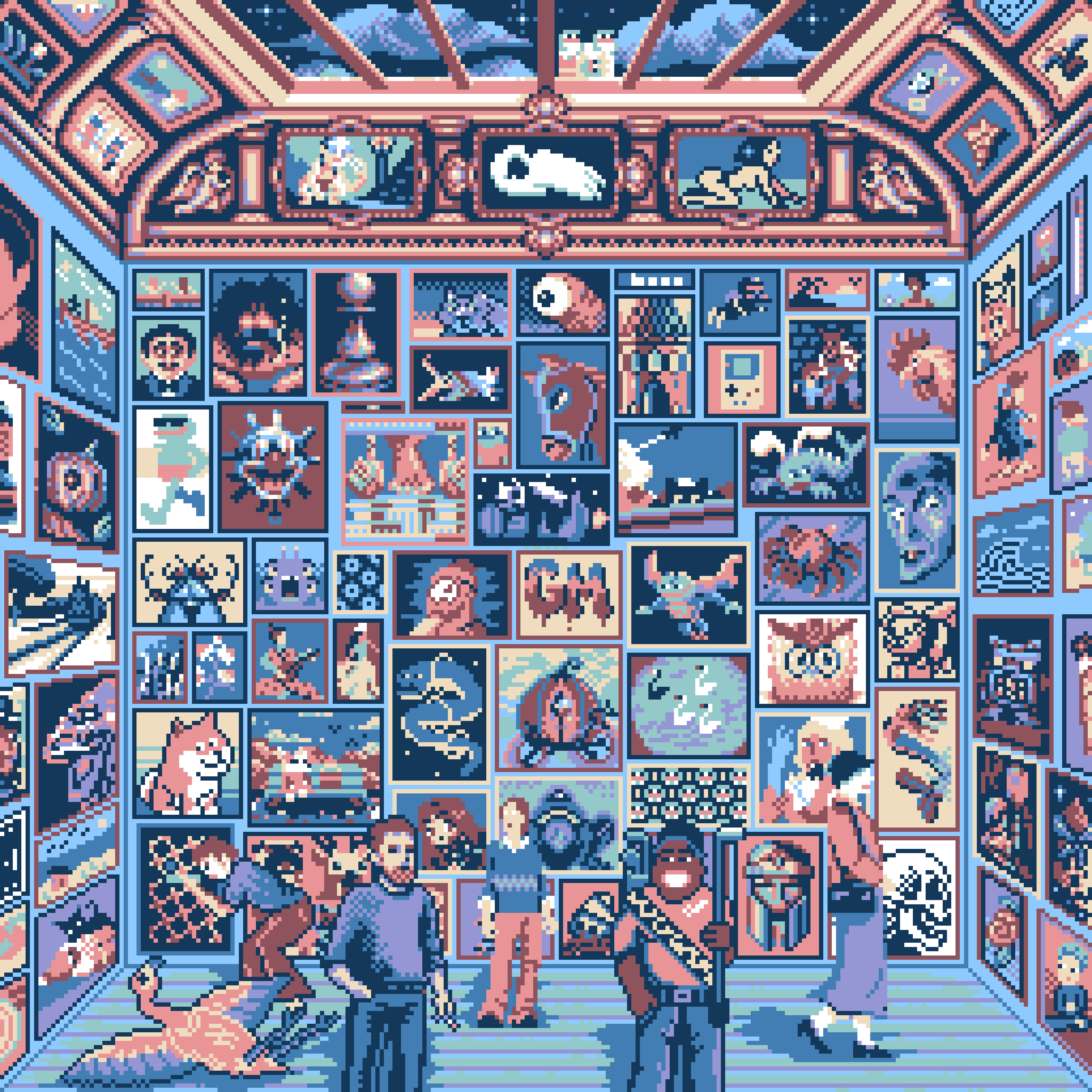 BasePaint Day #813: Salon des Refusés