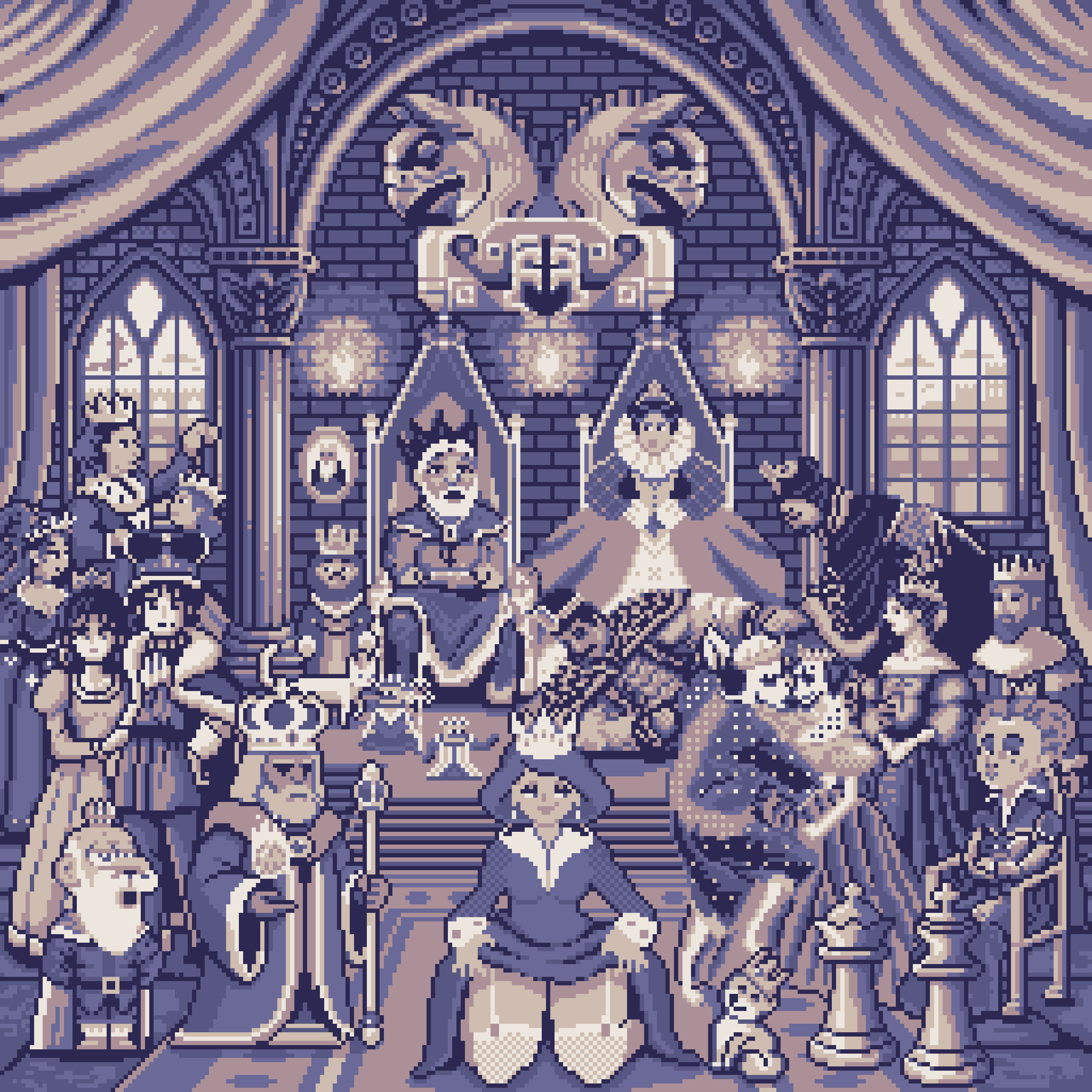 BasePaint Day #843: Kings & Queens