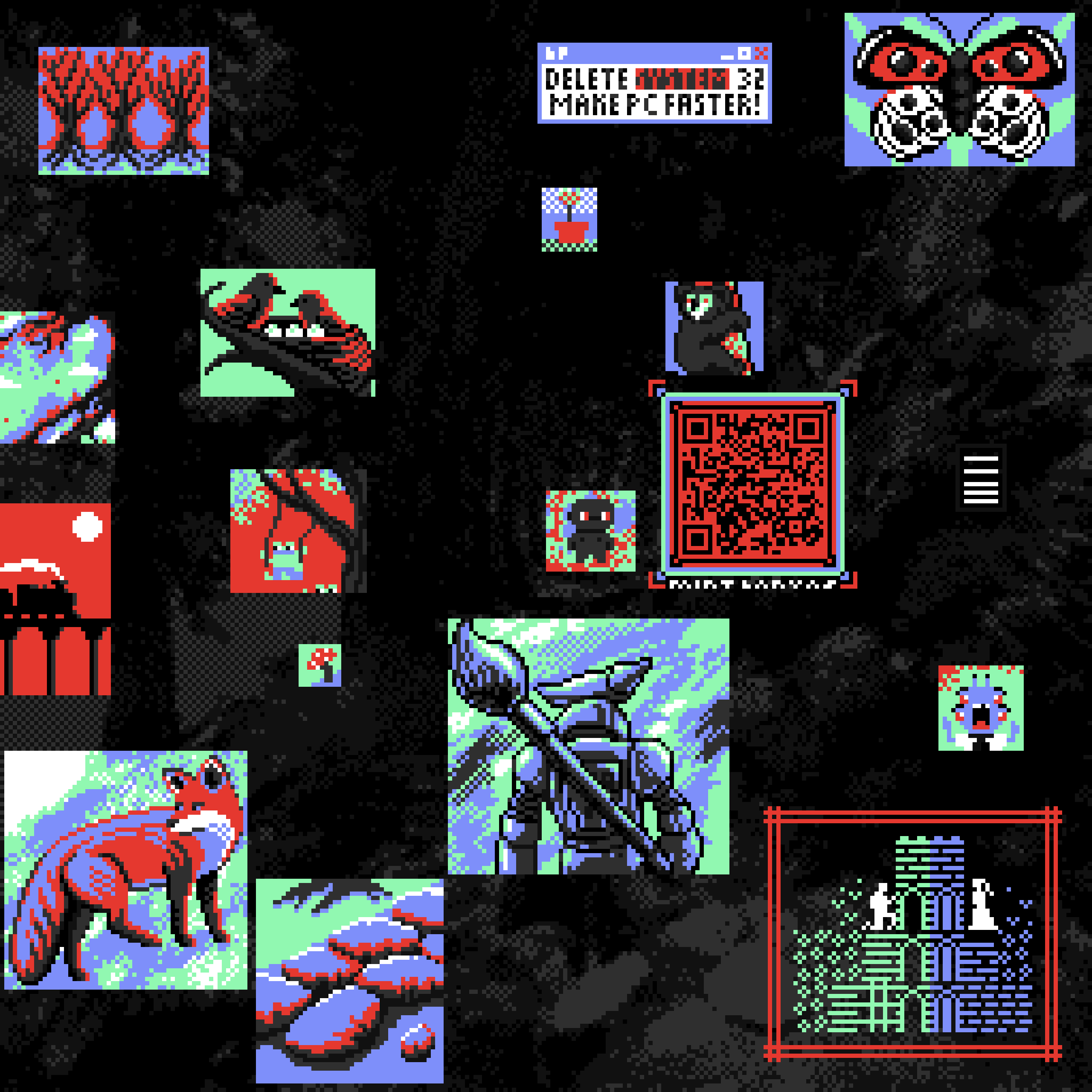 BasePaint Day #846: Intimate Systems