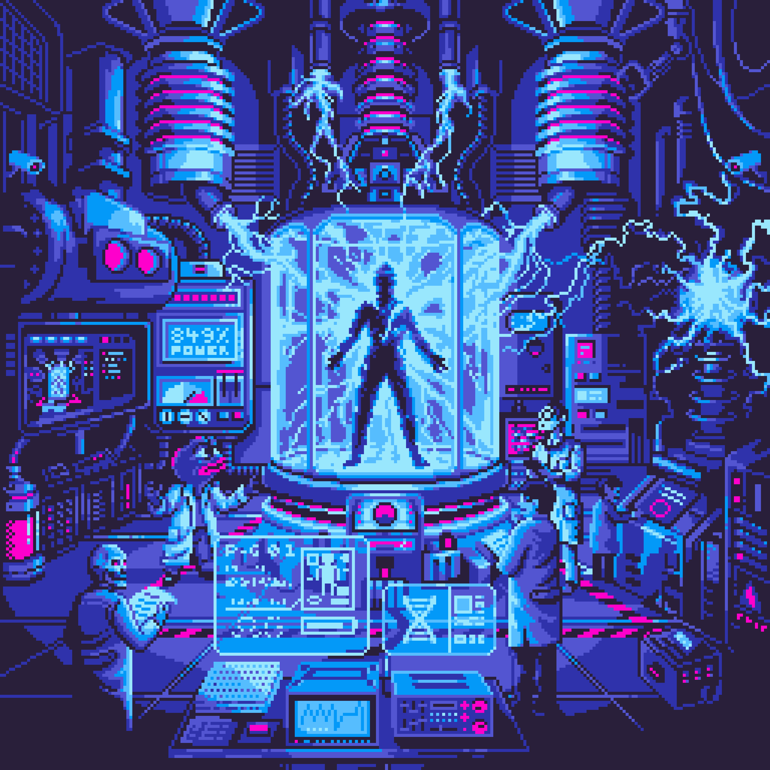 BasePaint Day #849: Project Genesis