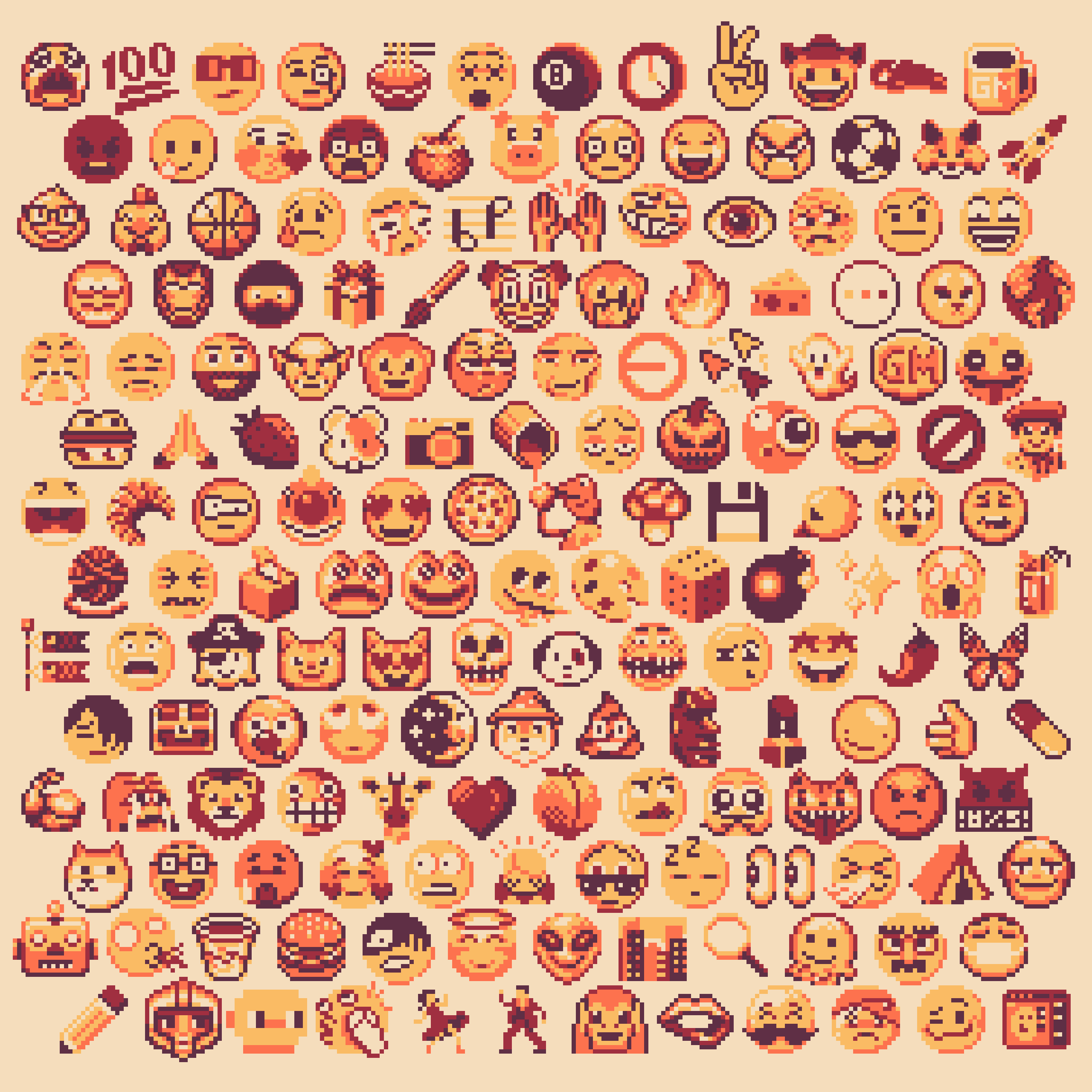 BasePaint Day #852: Emoji Board