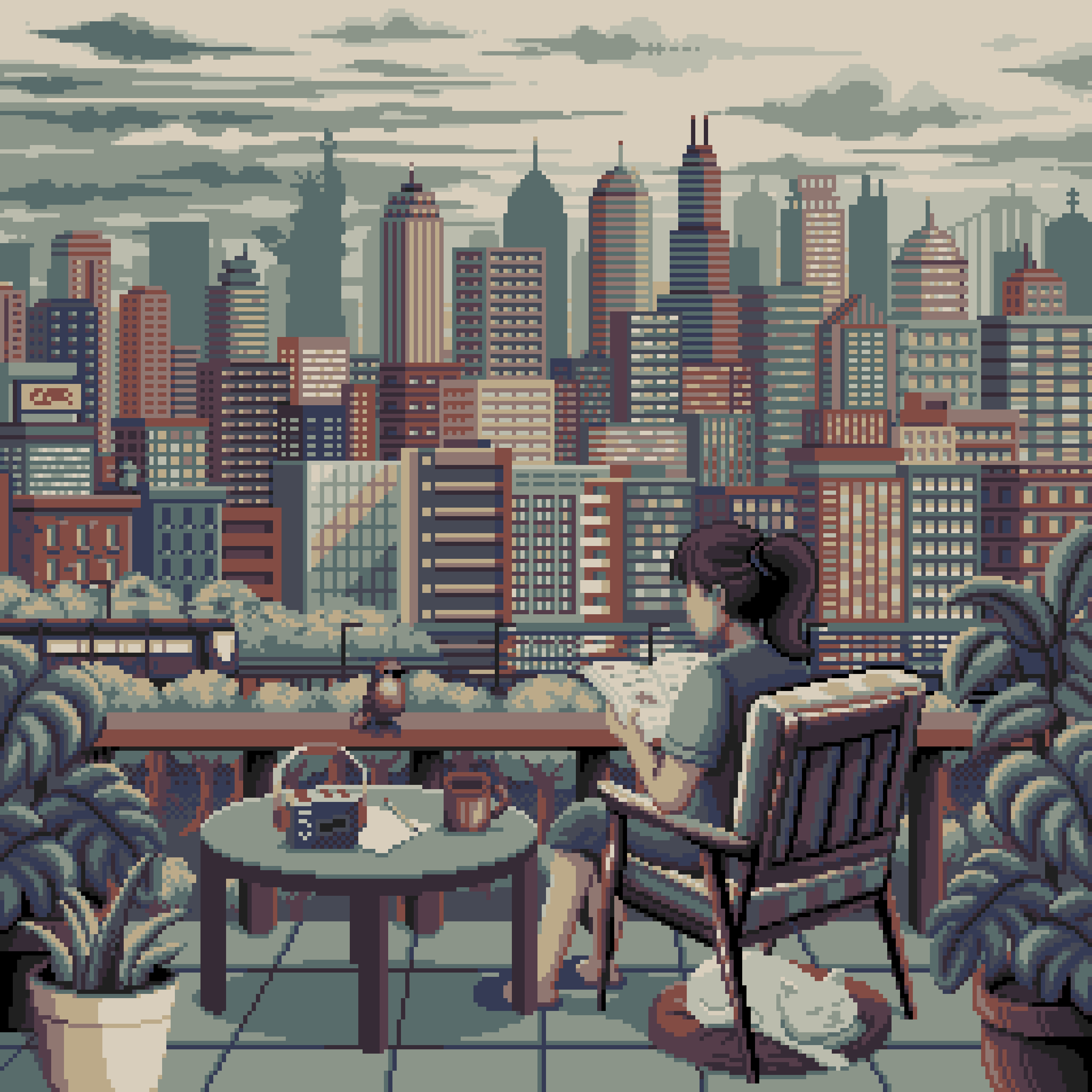 Day 866 canvas background