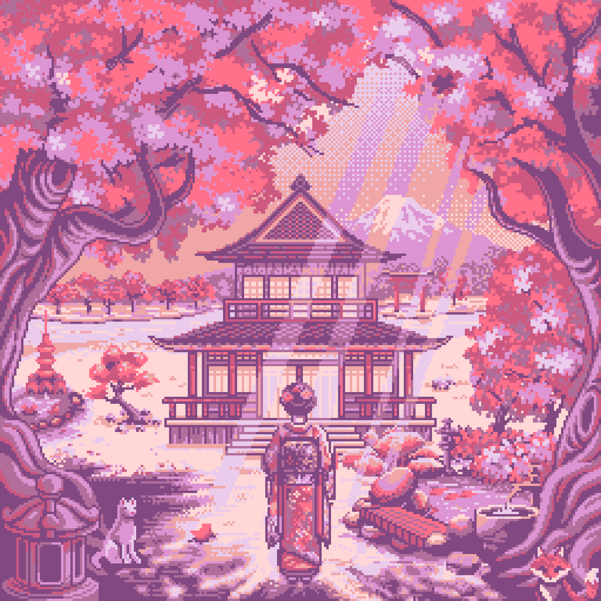 BasePaint Day #868: sakura garden