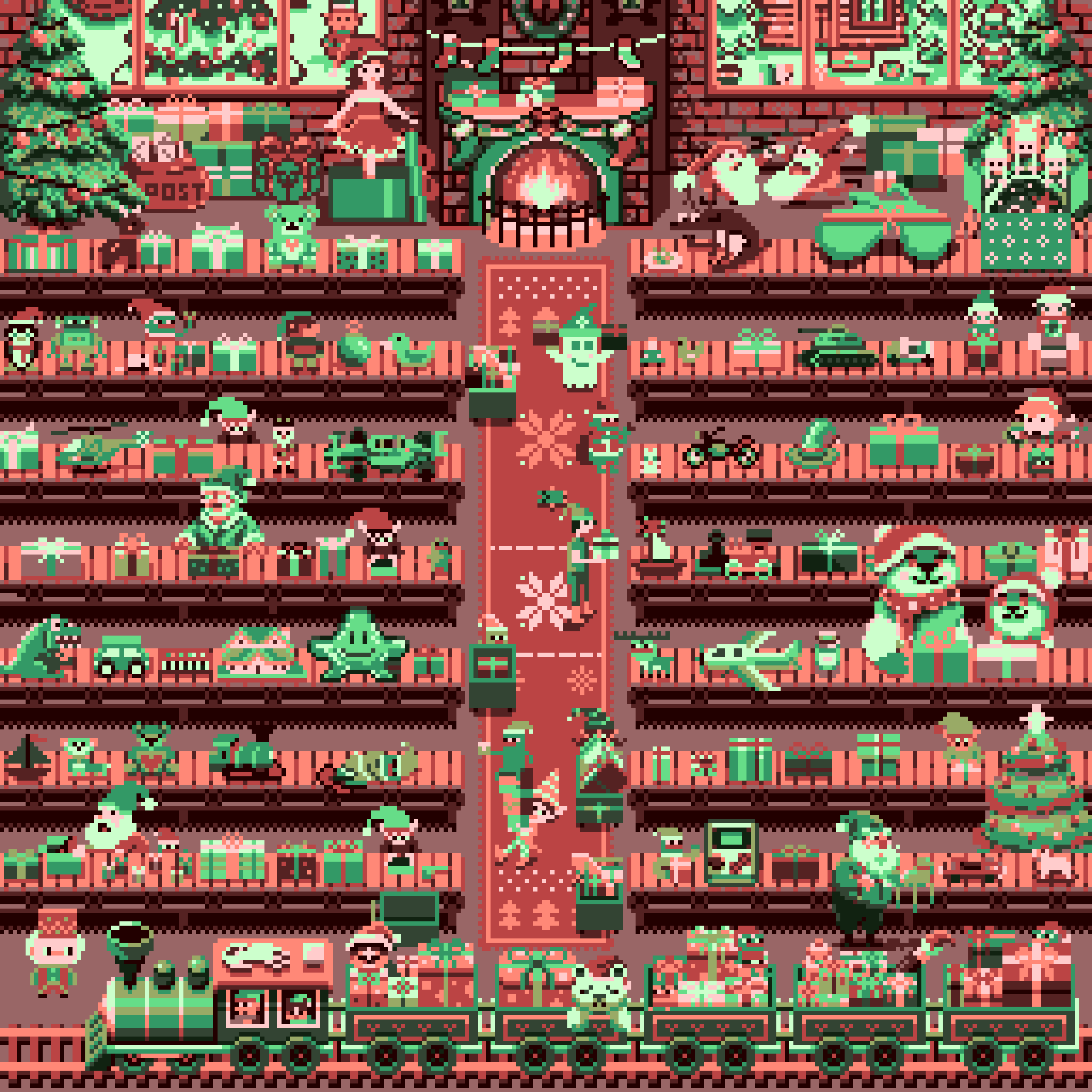 BasePaint Day #869: Santa's Workshop