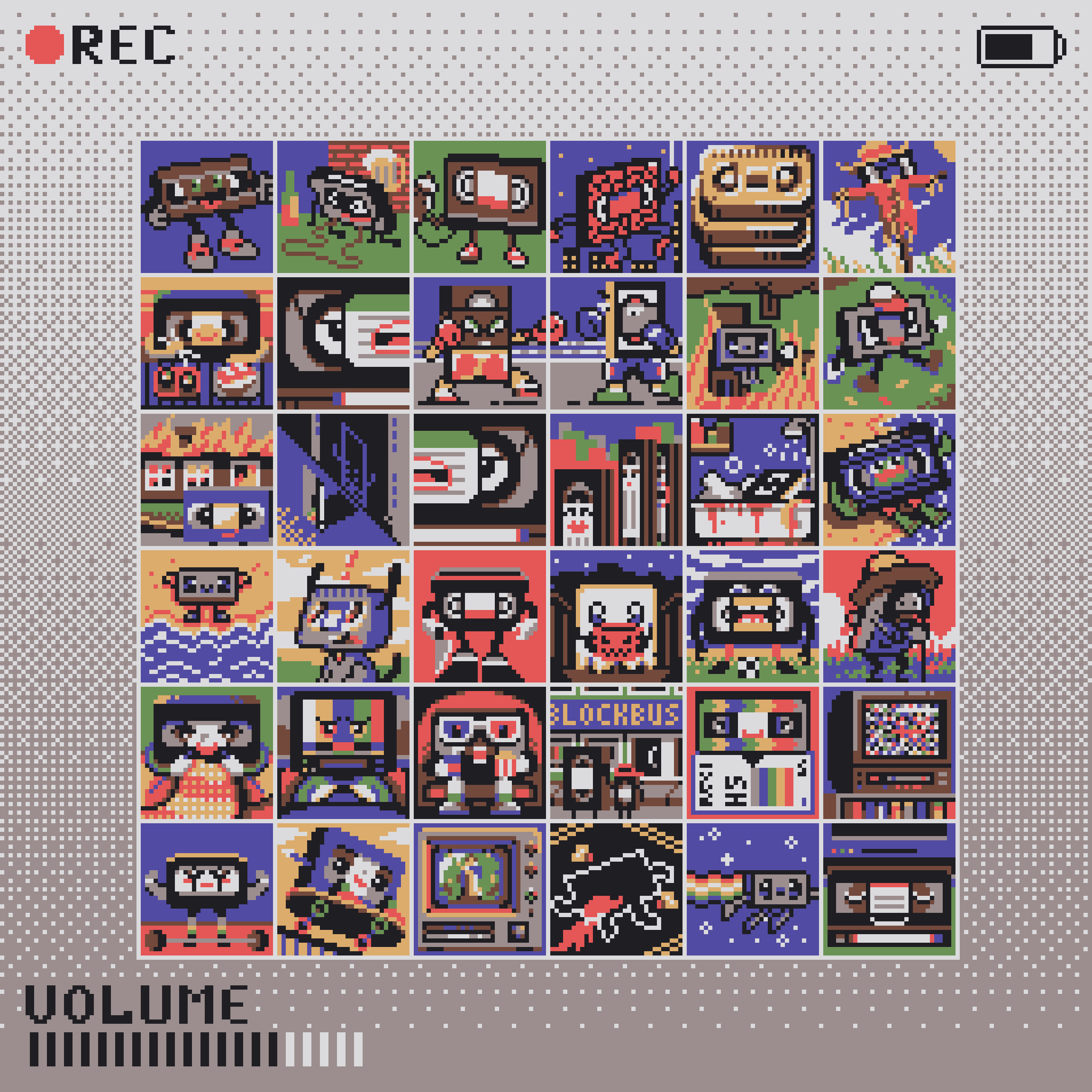 BasePaint Day #878: VHS as a Living Object