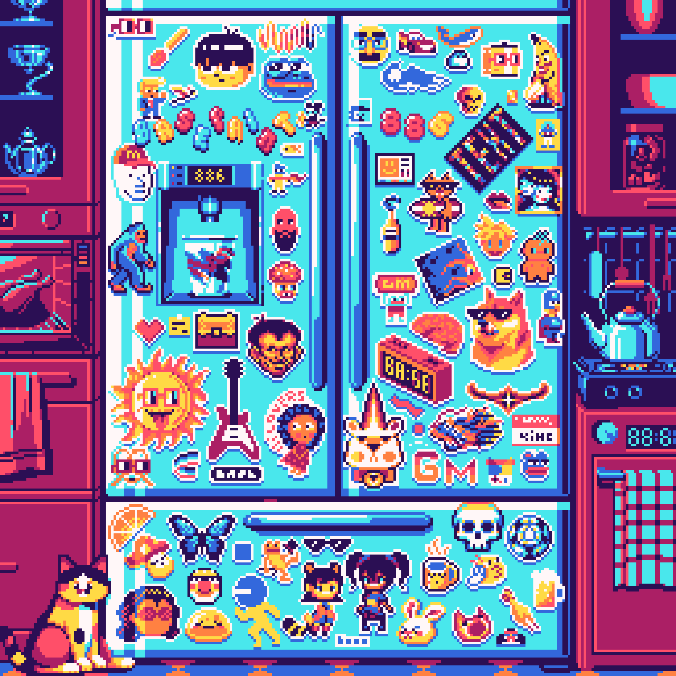 Day 886 canvas background