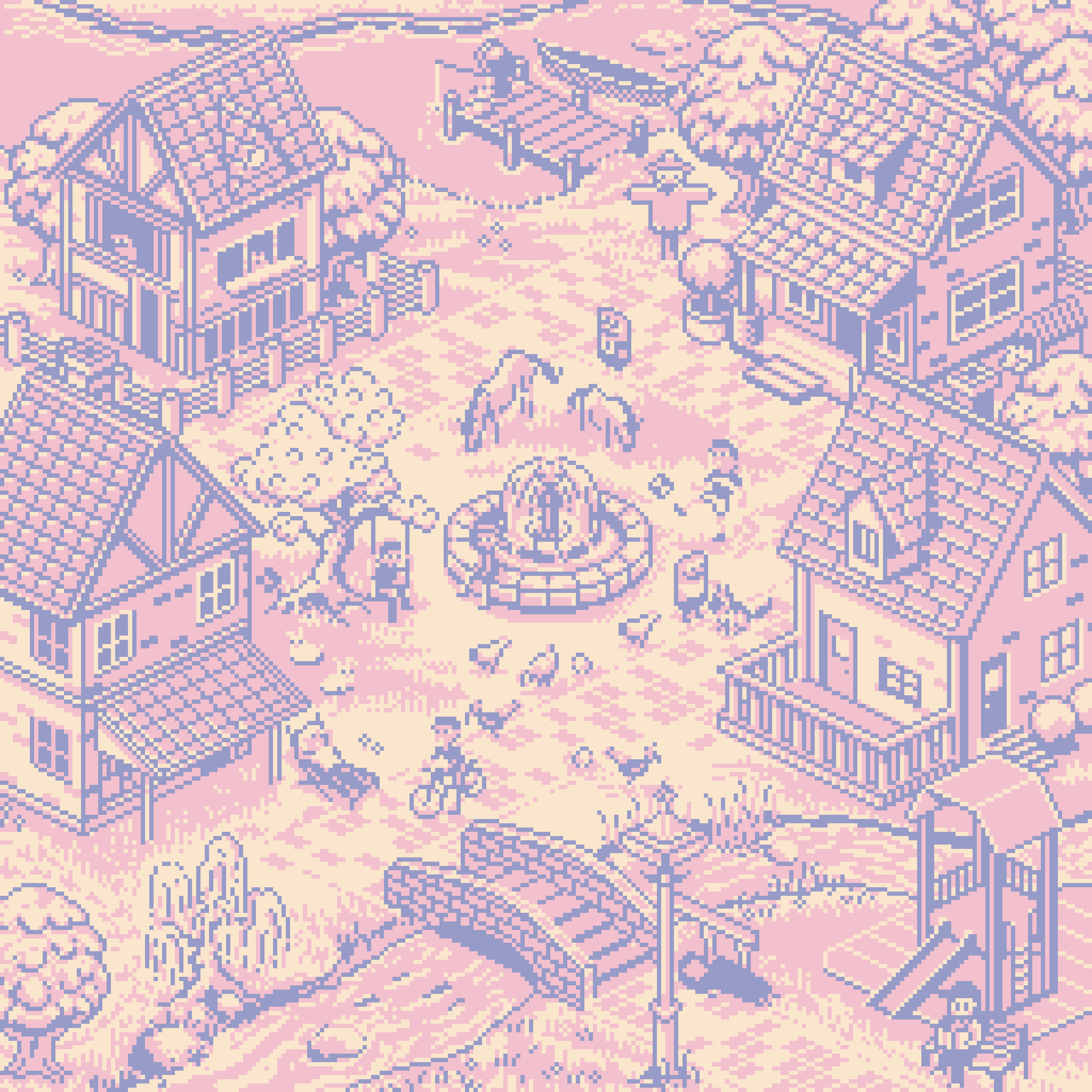 BasePaint Day #893: Quiet Town