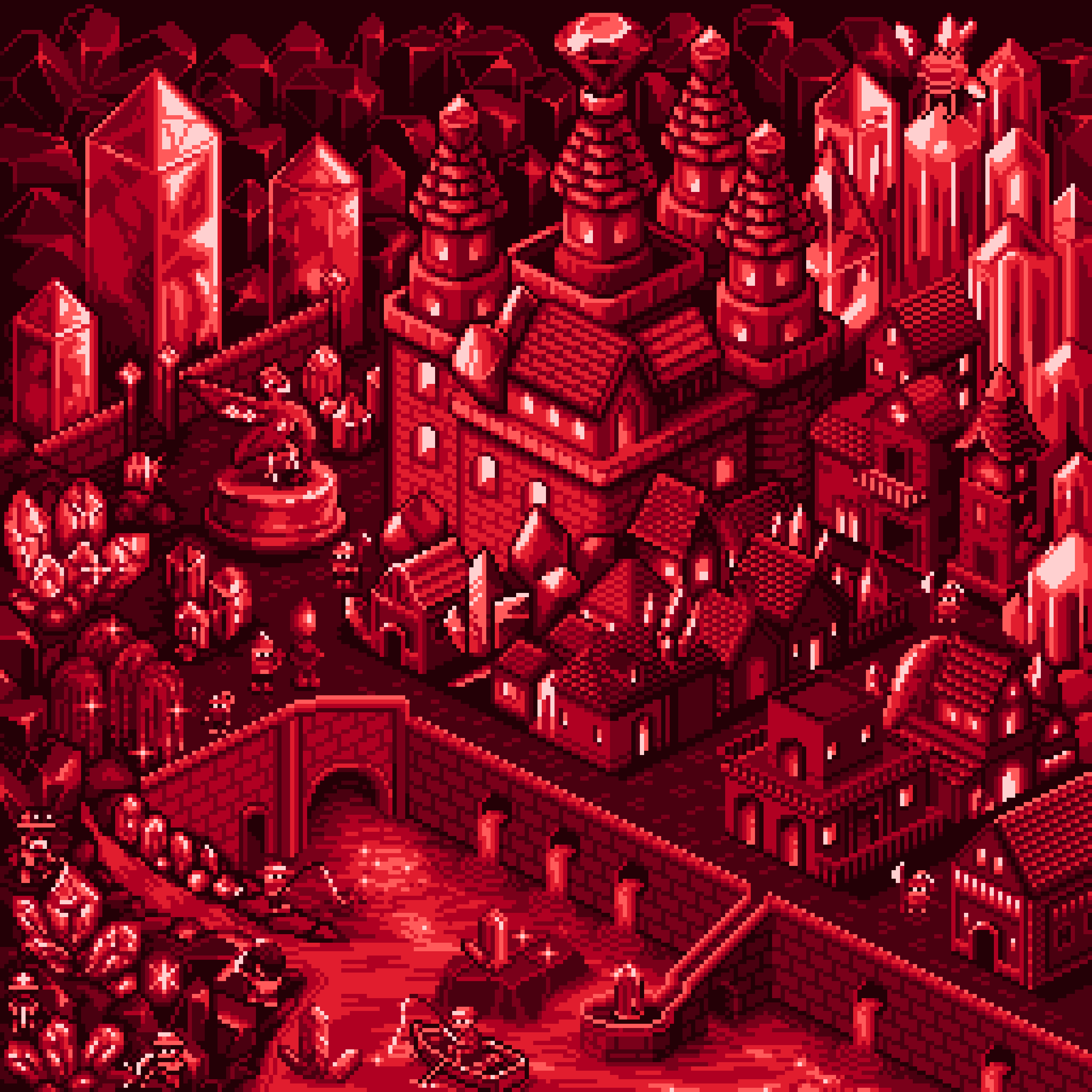 BasePaint Day #901: Ruby City