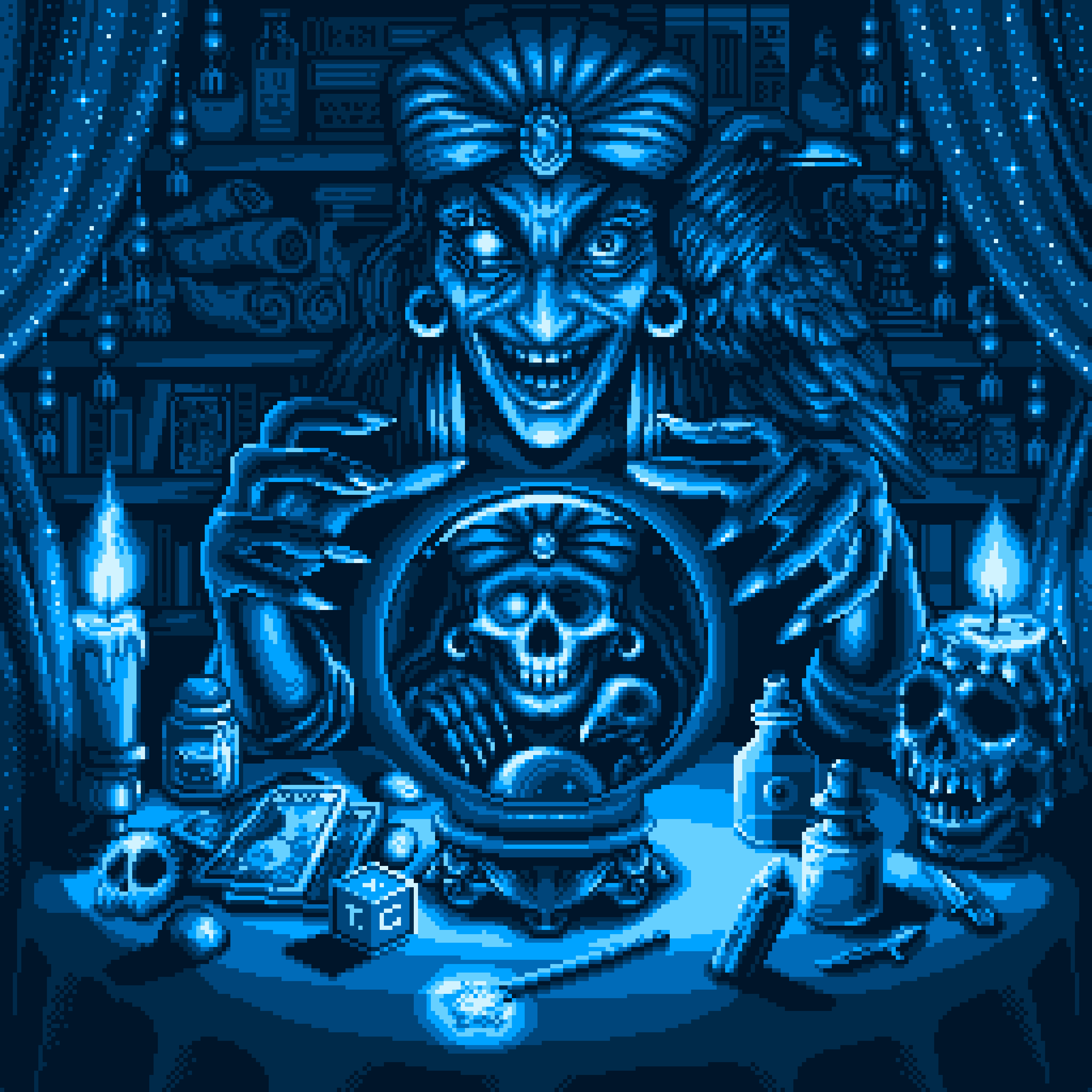 BasePaint Day #905: Crystal Ball Predictions