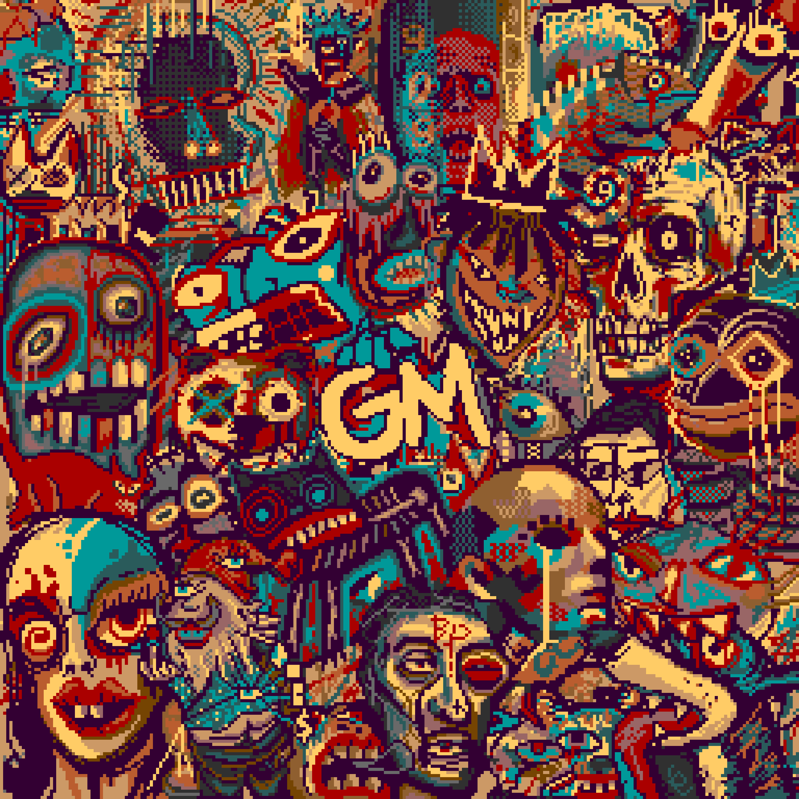 BasePaint Day #909:  Neo-Expressionist Mural