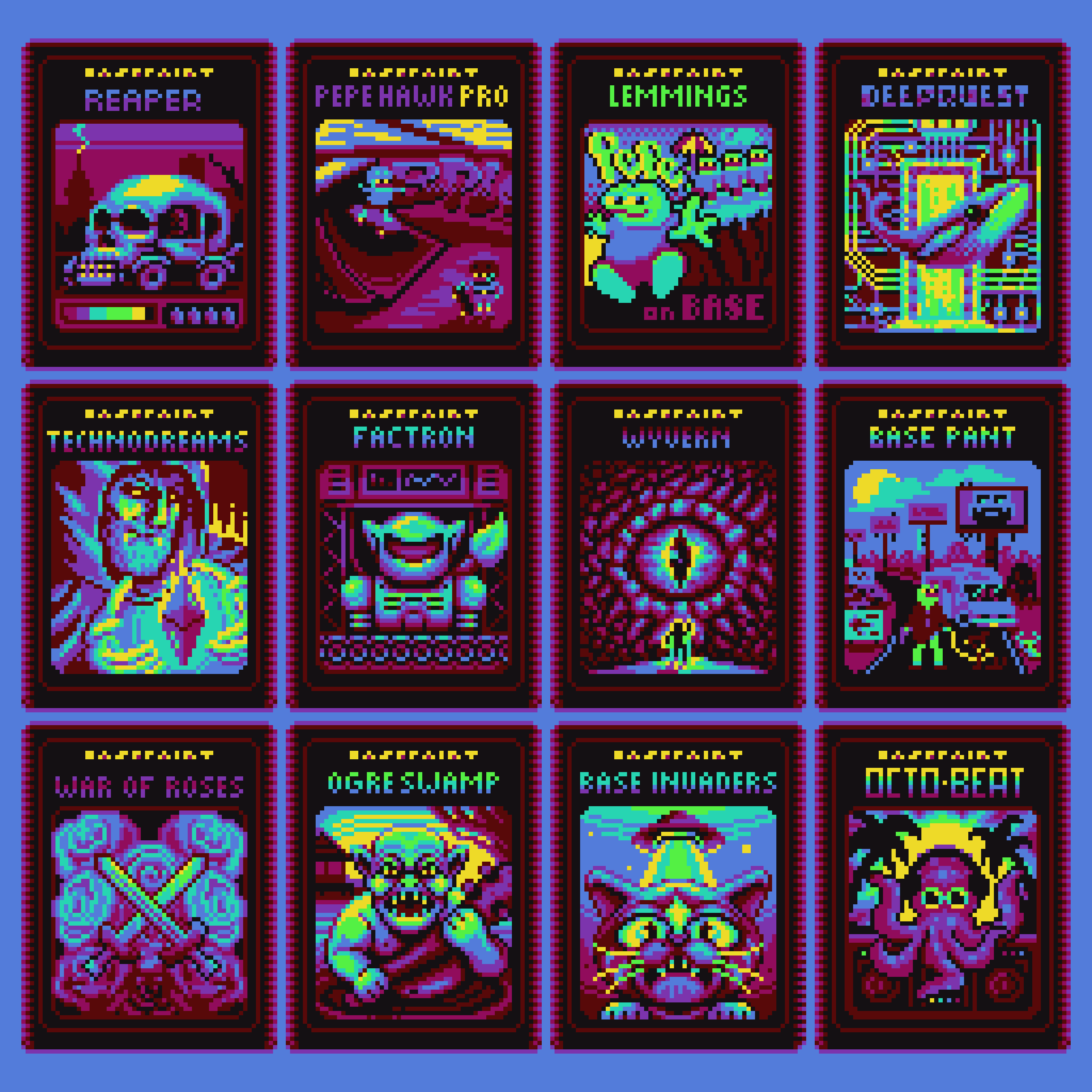 BasePaint Day #913: Atari Cartridges