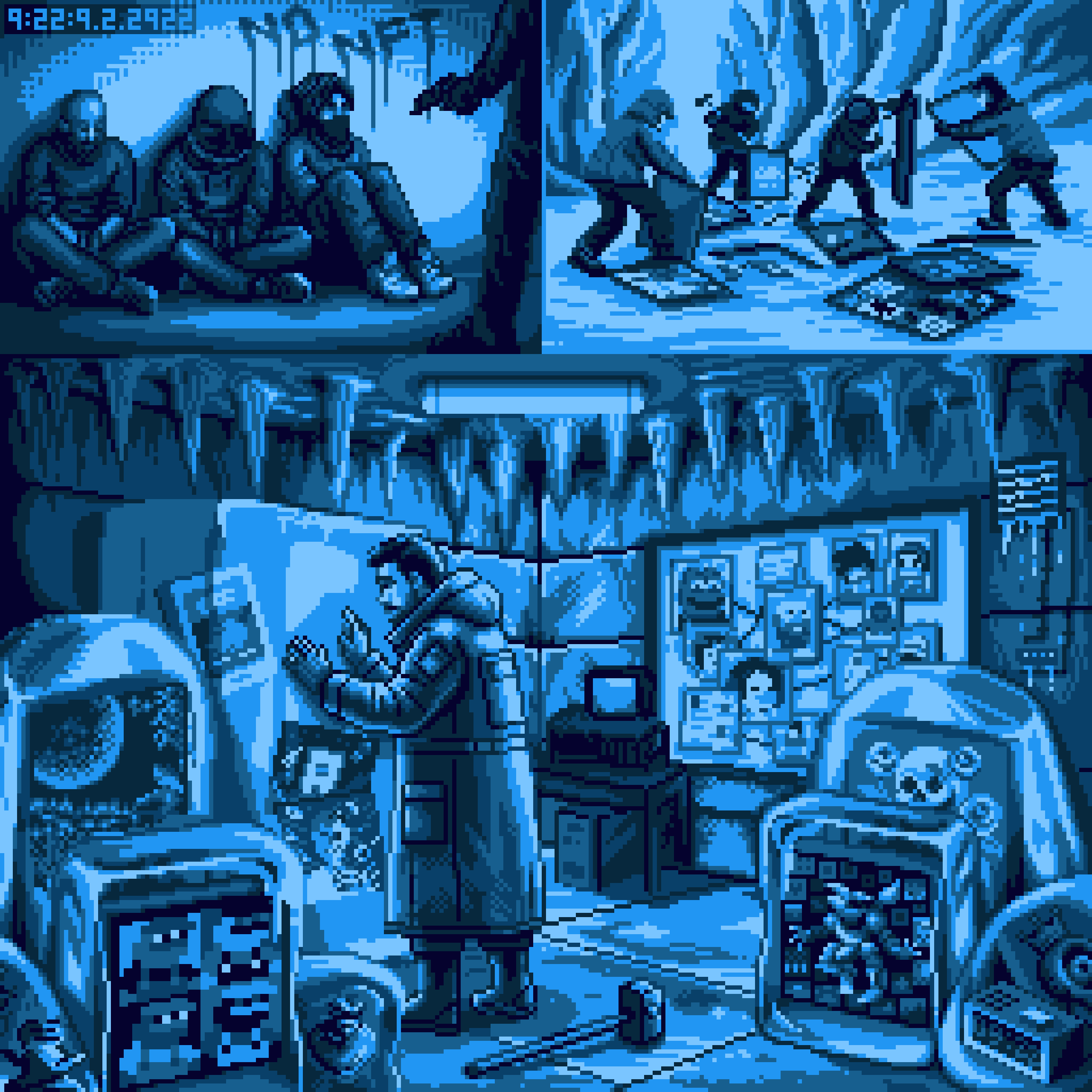 BasePaint Day #922: Frozen In Time