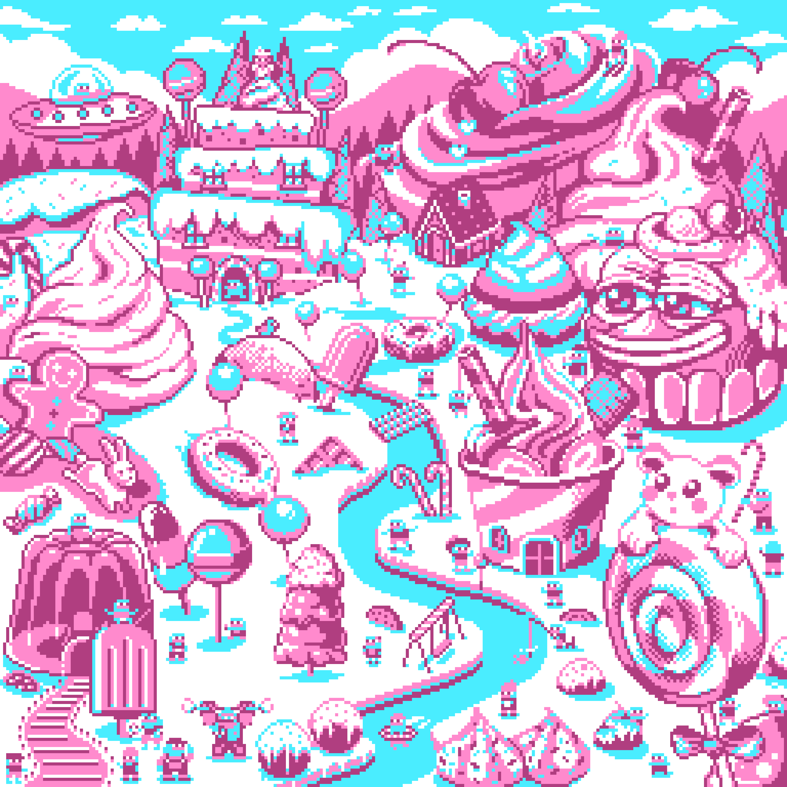 BasePaint Day #924: Creamy Landscape