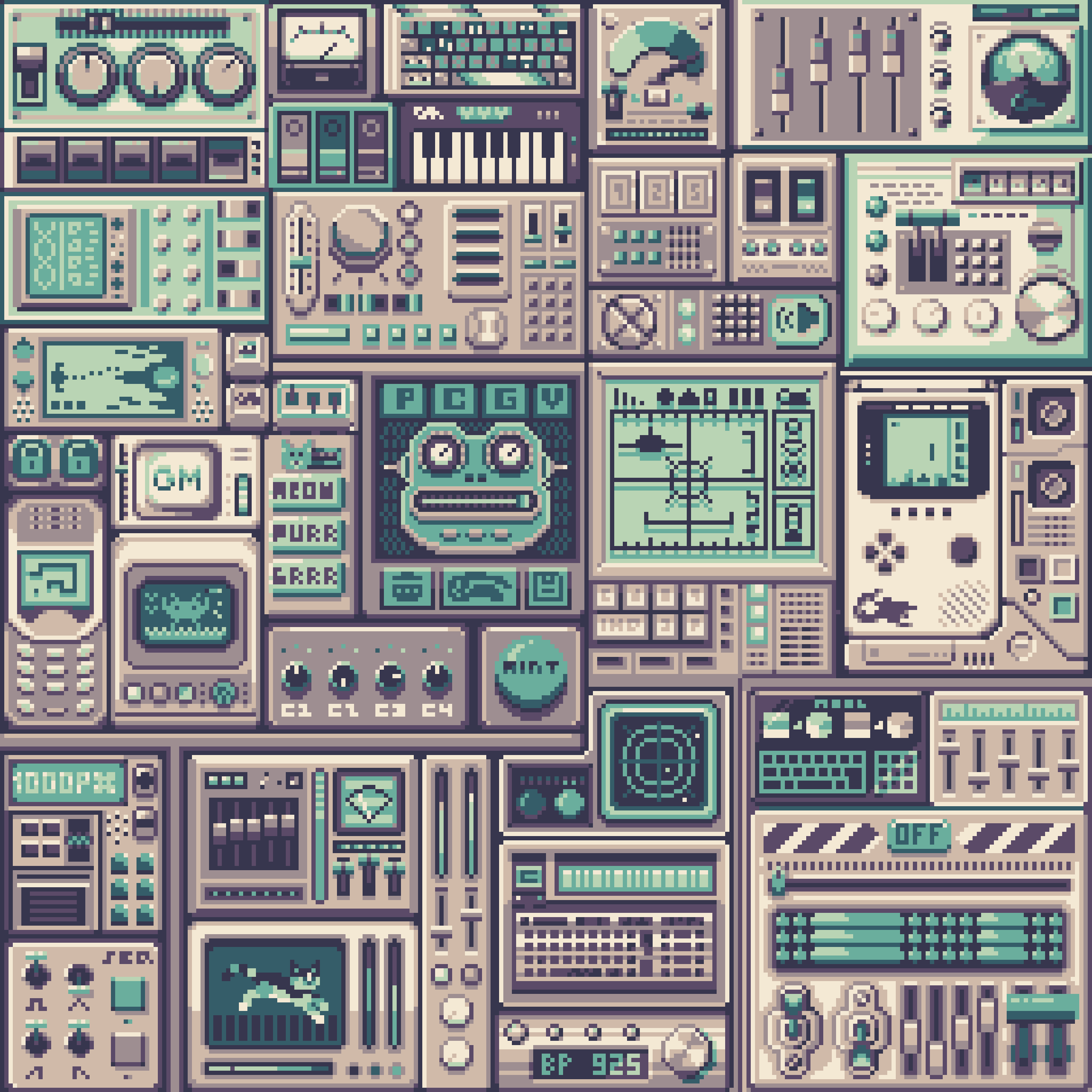 BasePaint Day #925: Small screen lots of buttons PC