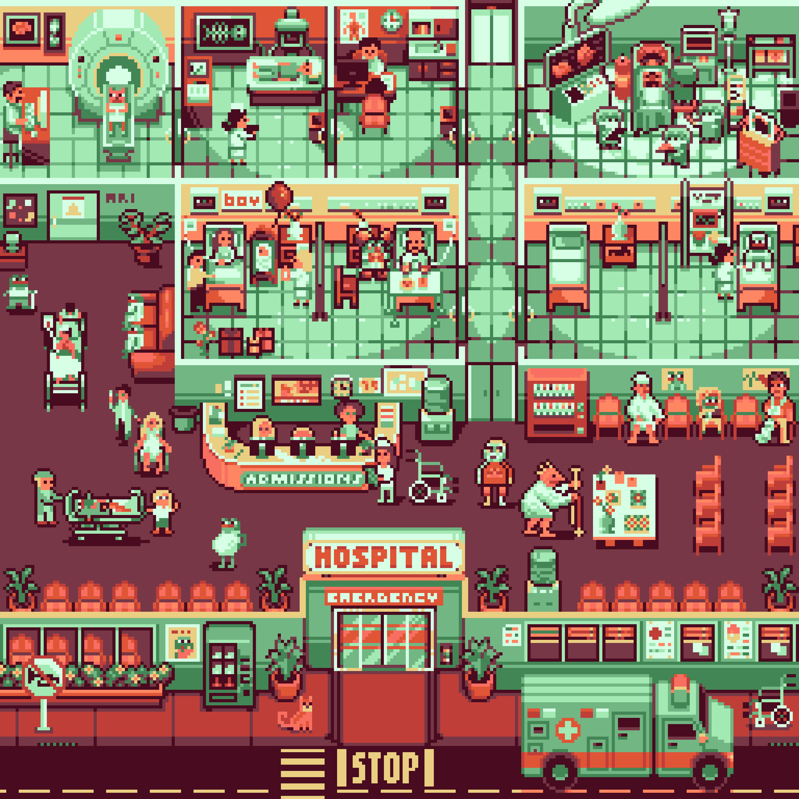 BasePaint Day #927: Hospital