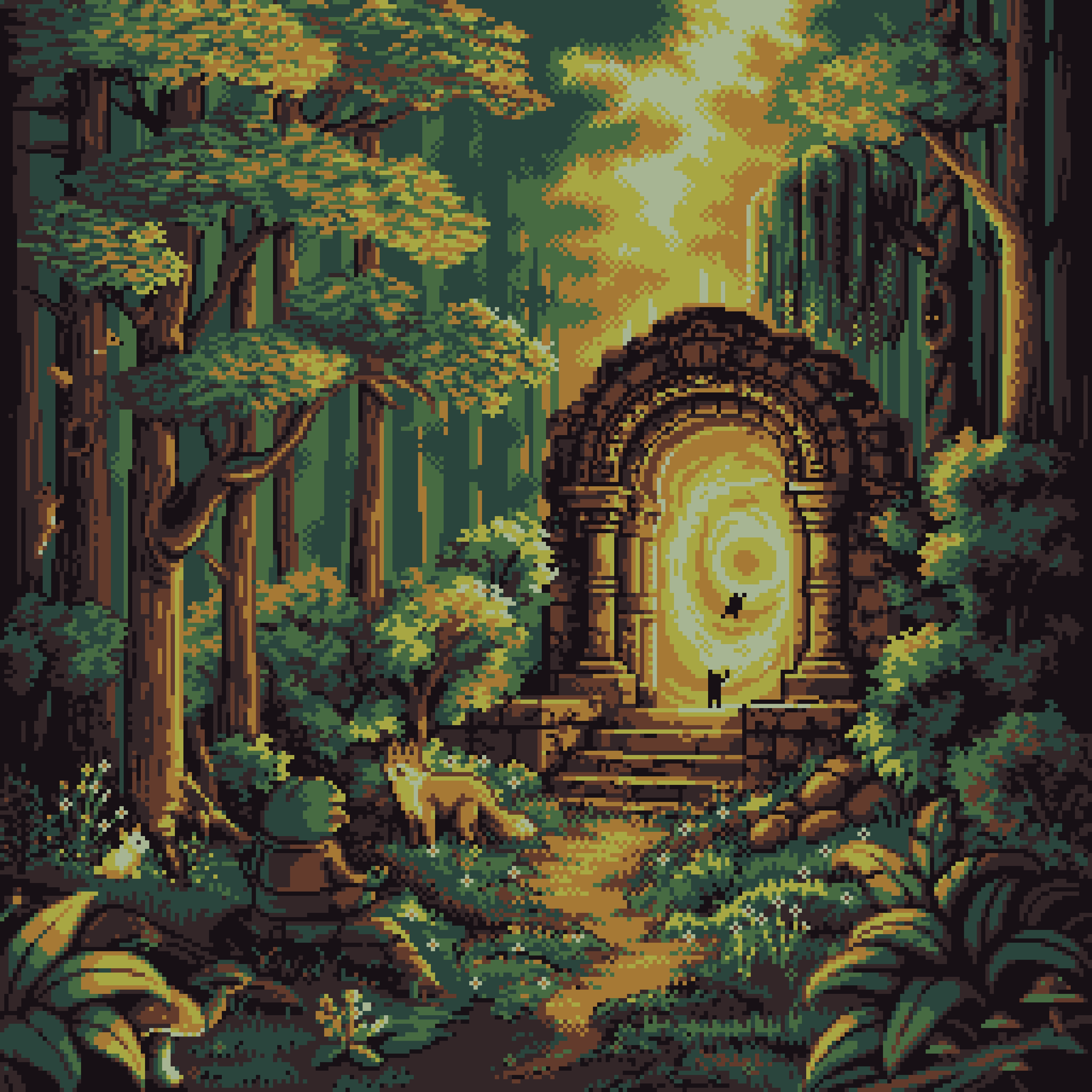 BasePaint Day #929: The Forest Portal