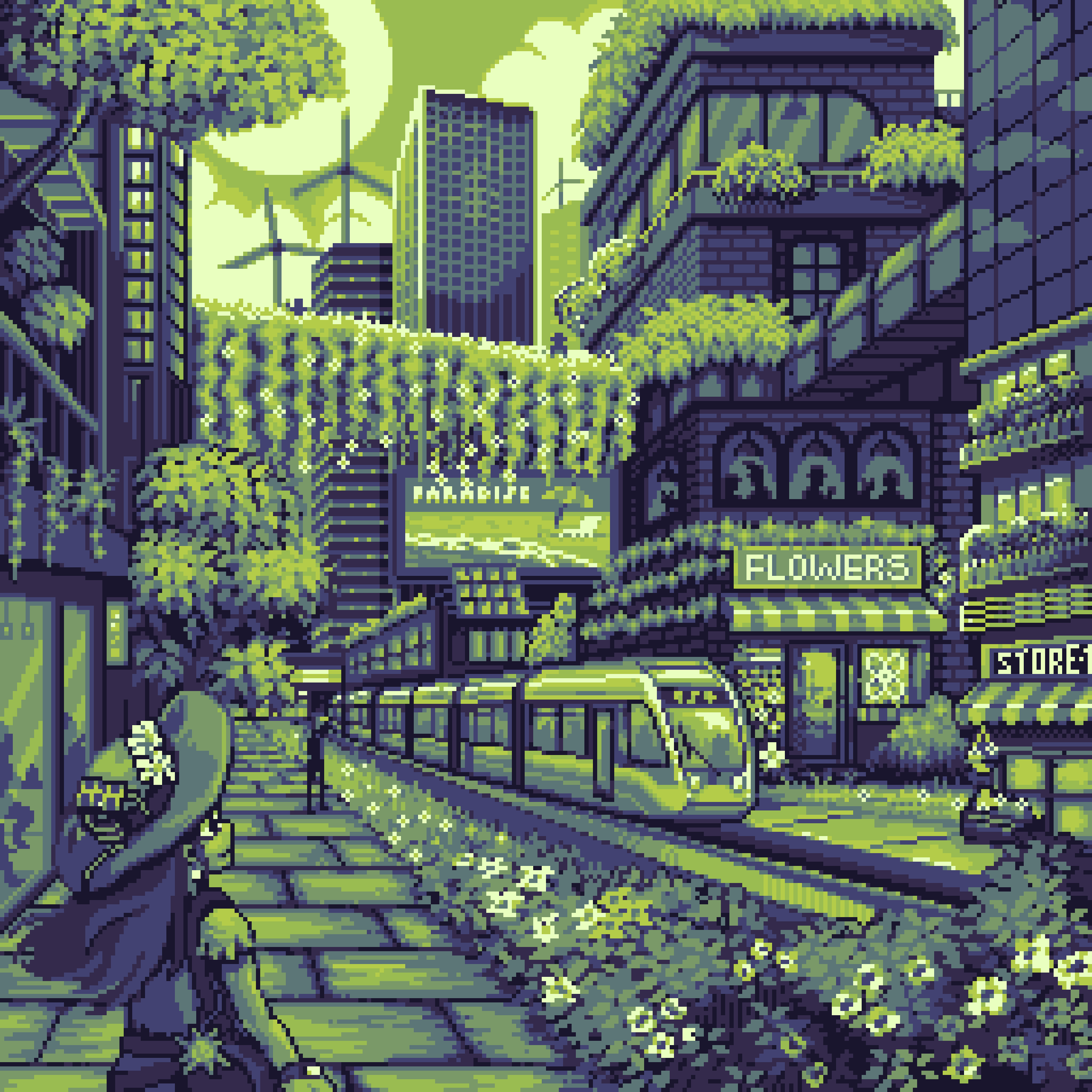 BasePaint Day #954: Solarpunk