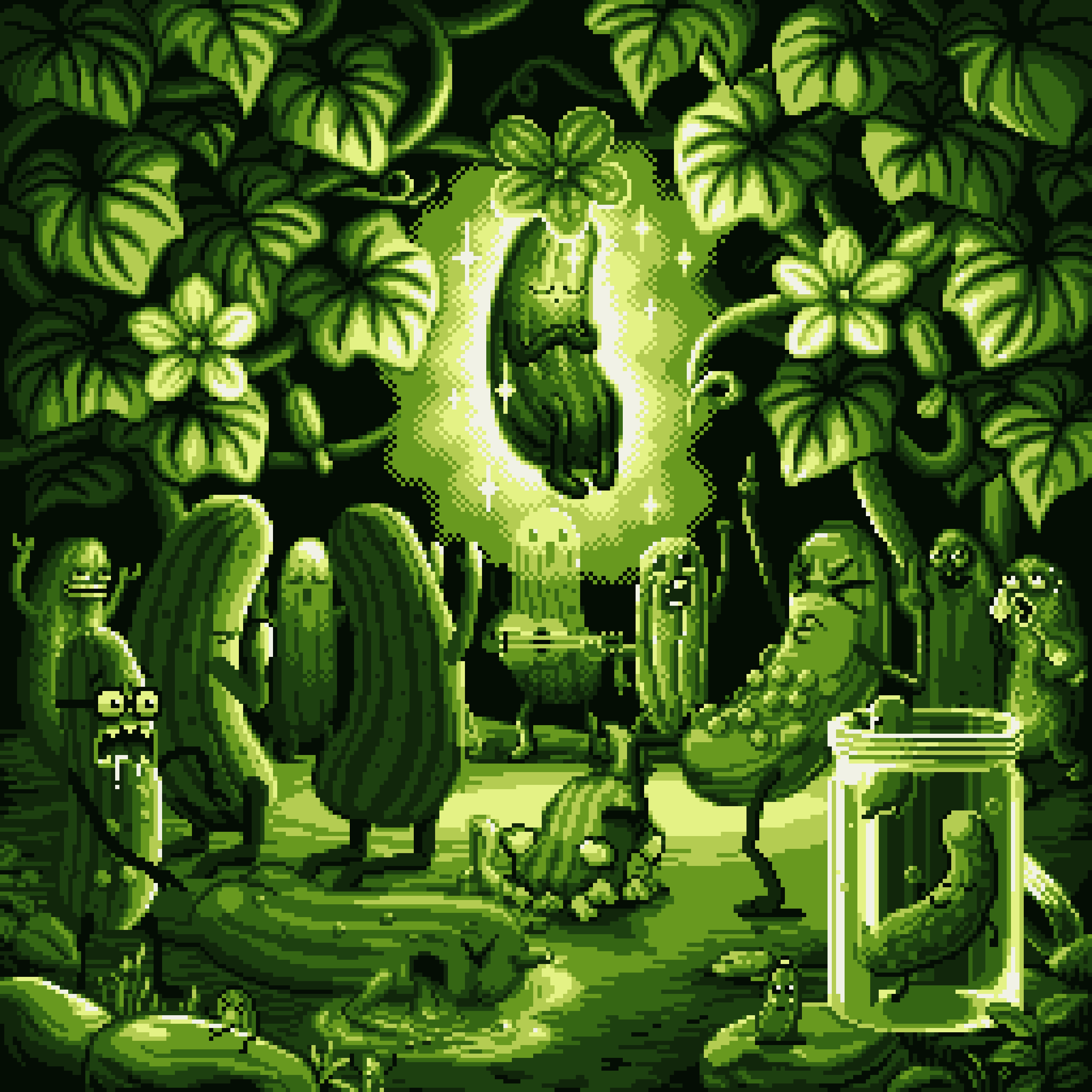 BasePaint Day #959: Cucumber Party