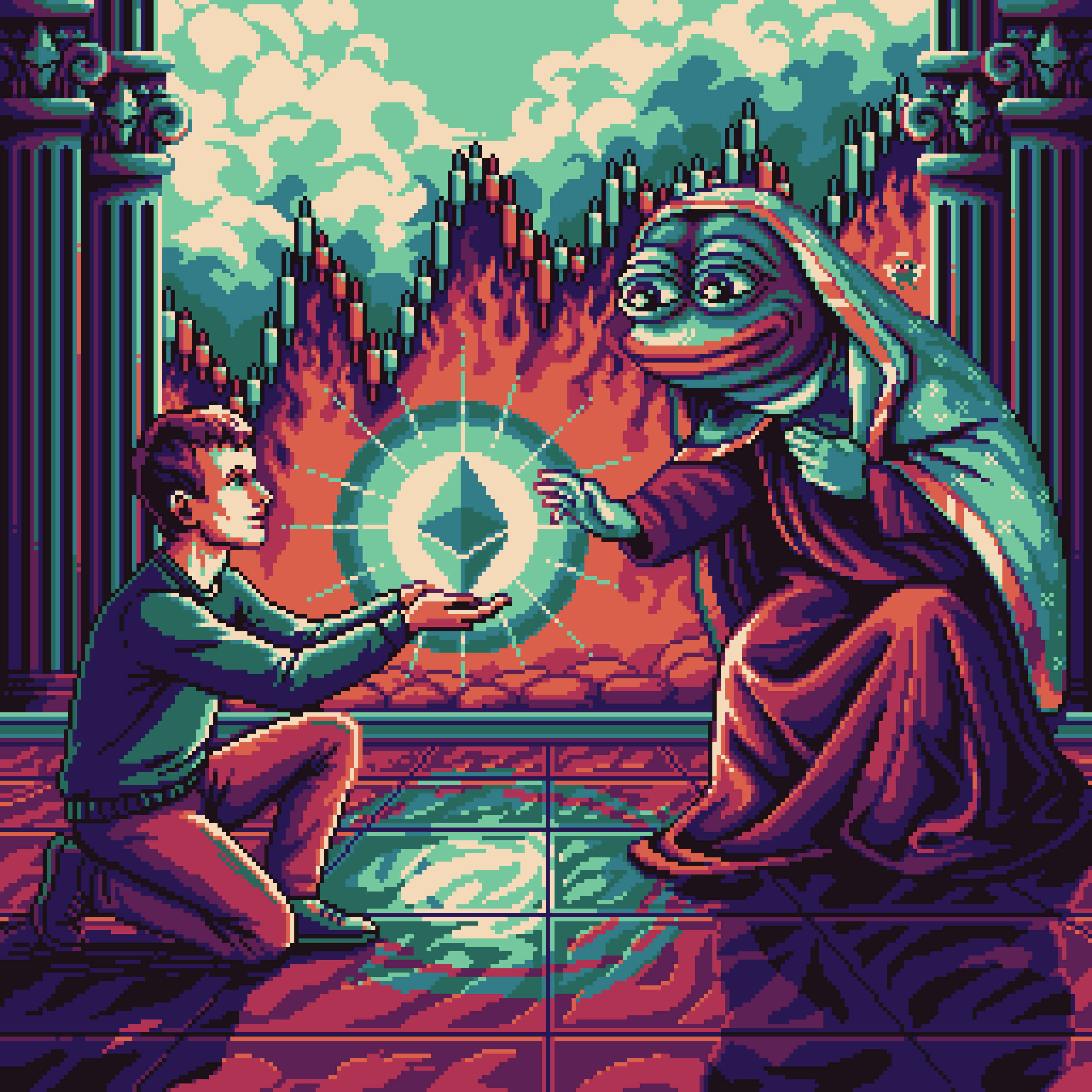 BasePaint Day #960: The Annunciation