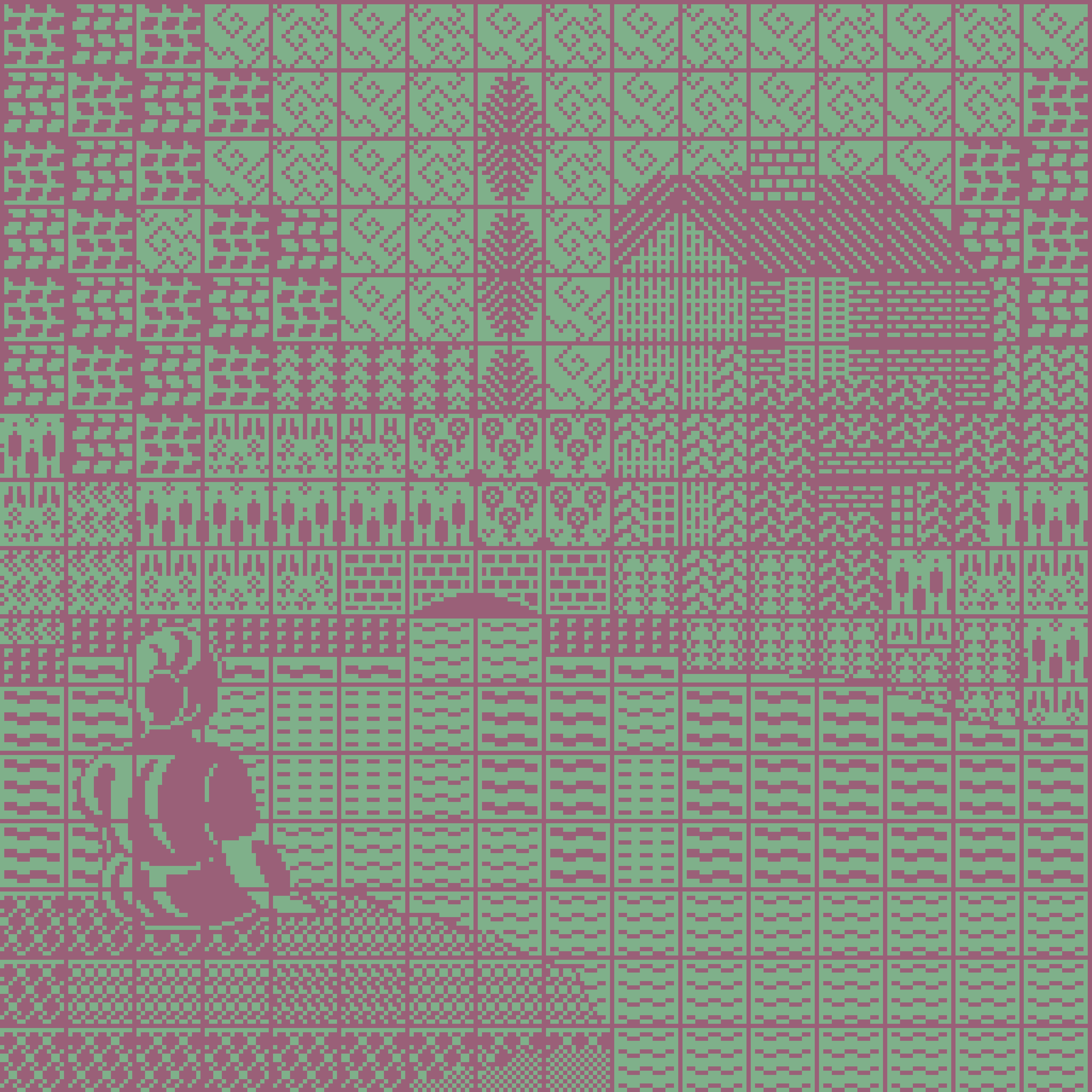 BasePaint Day #969: Structured Serenity