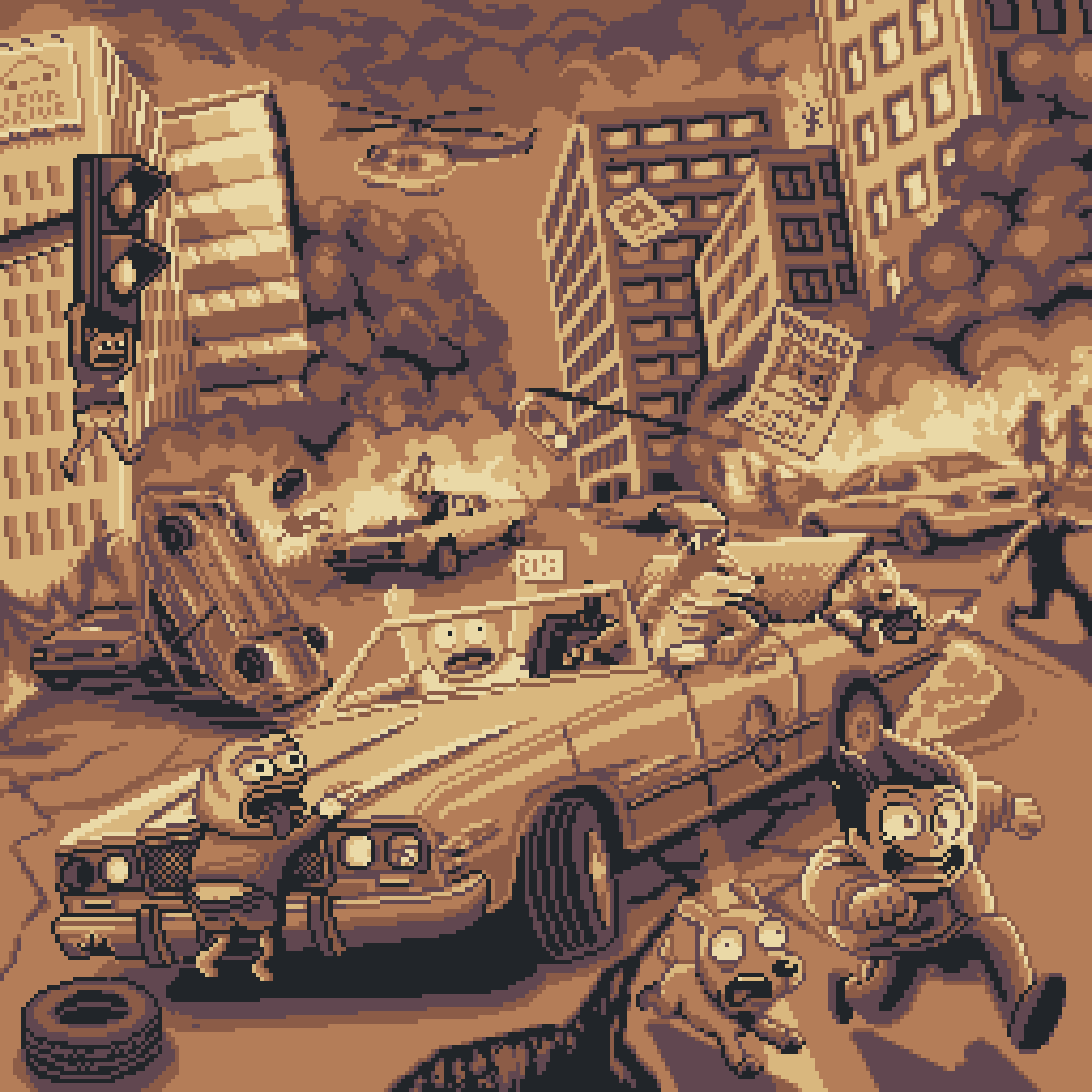 BasePaint Day #972: Shiba Inu's First Driving Lesson