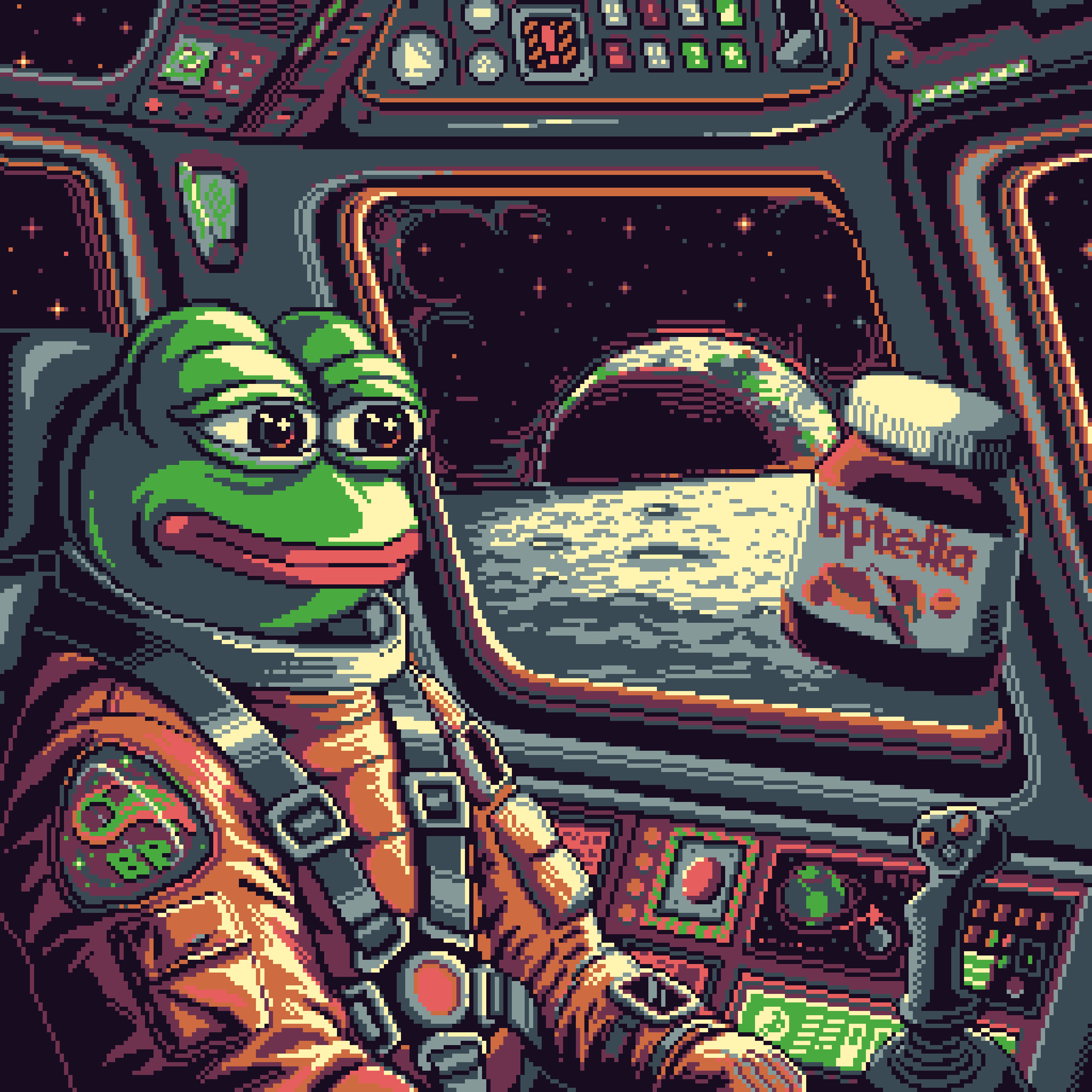 BasePaint Day #976: Artemis II