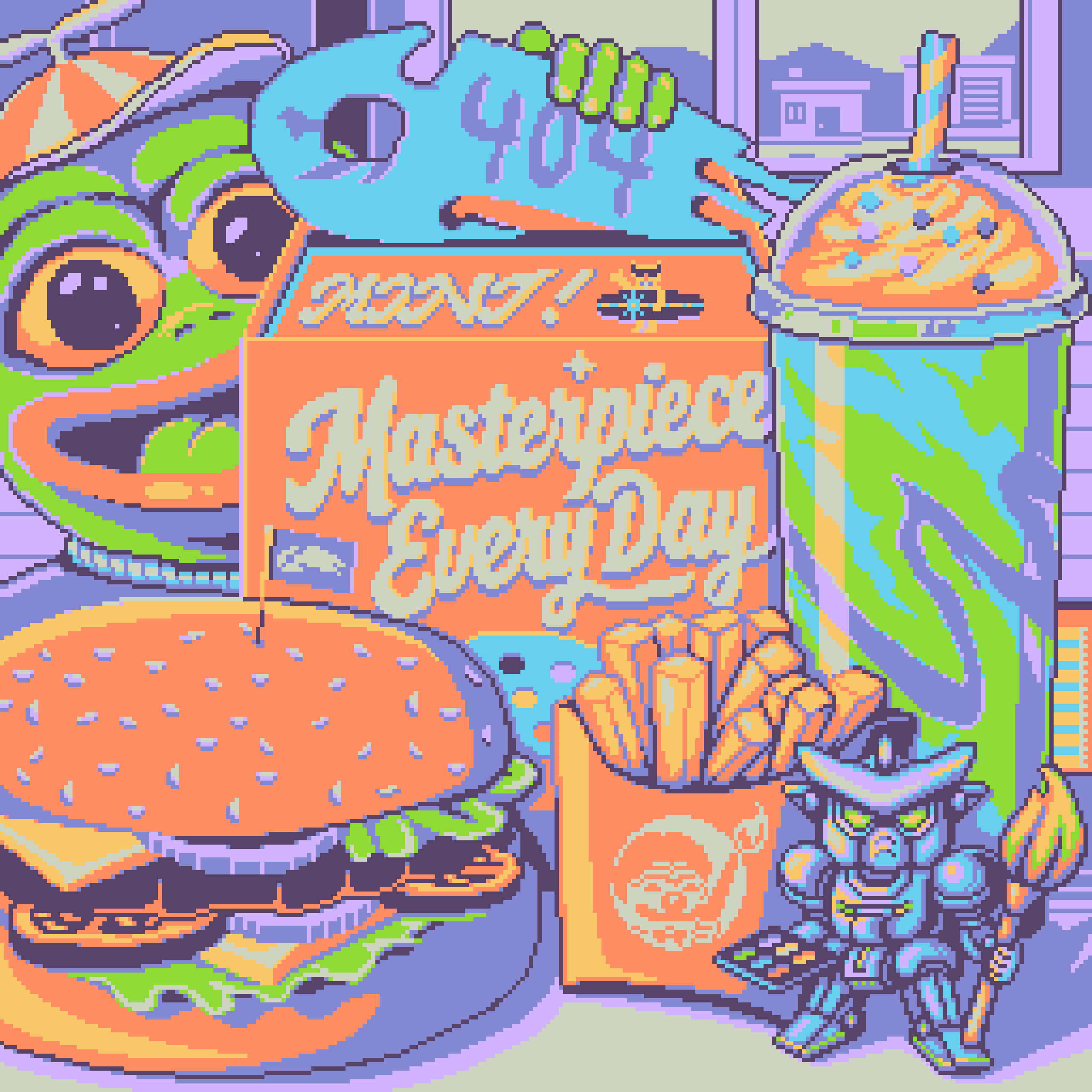 Day 981 canvas background