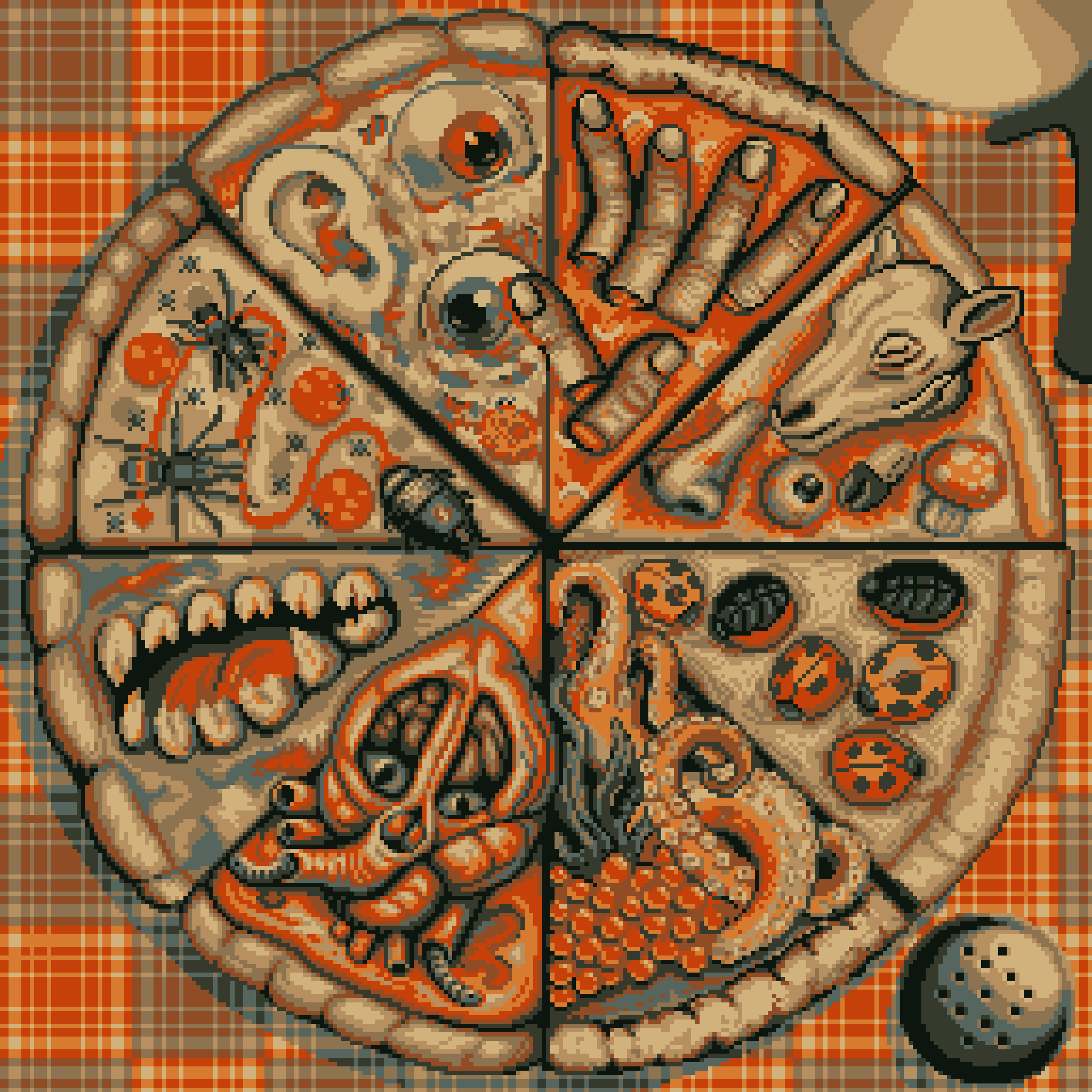 BasePaint Day #982: Wild Pizza