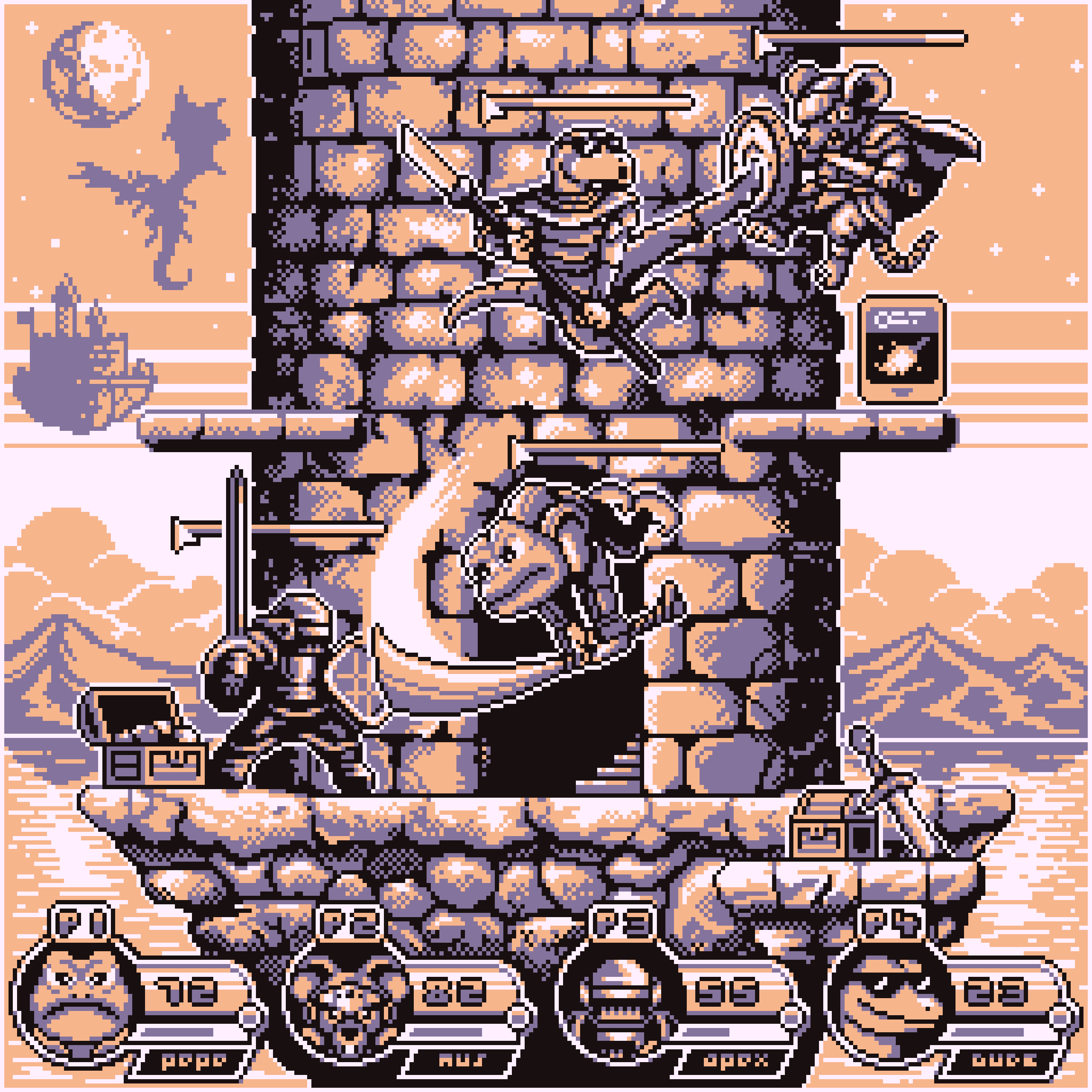BasePaint Day #986: Super Based Bros Ultimate