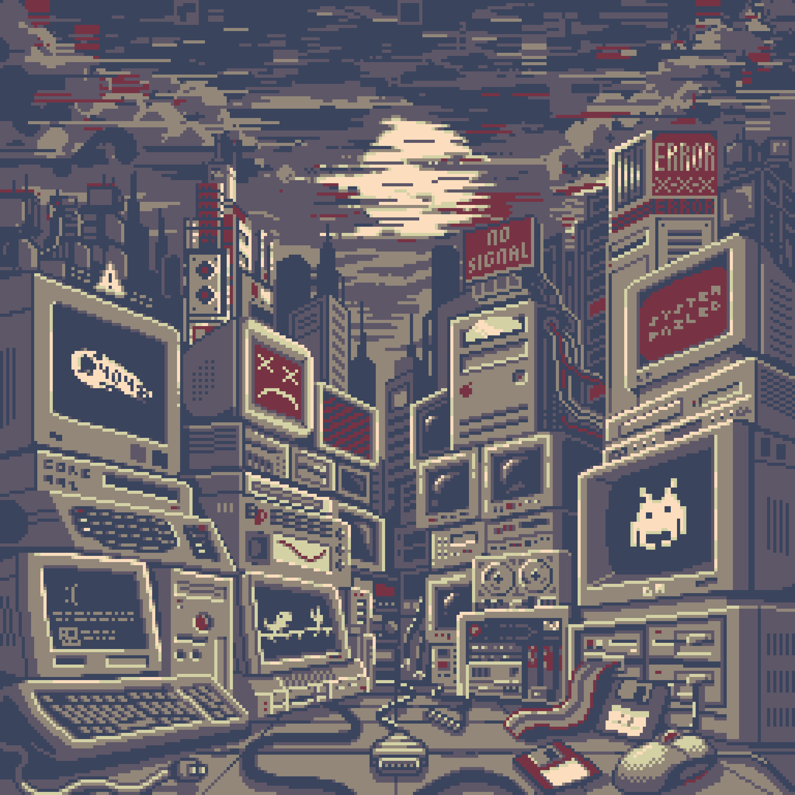 BasePaint Day #992: Error City
